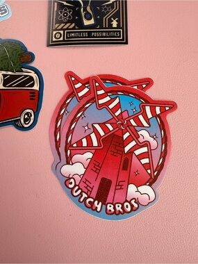 Dutch Bros Windmill Sticker